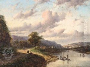 Weite Flusslandschaft