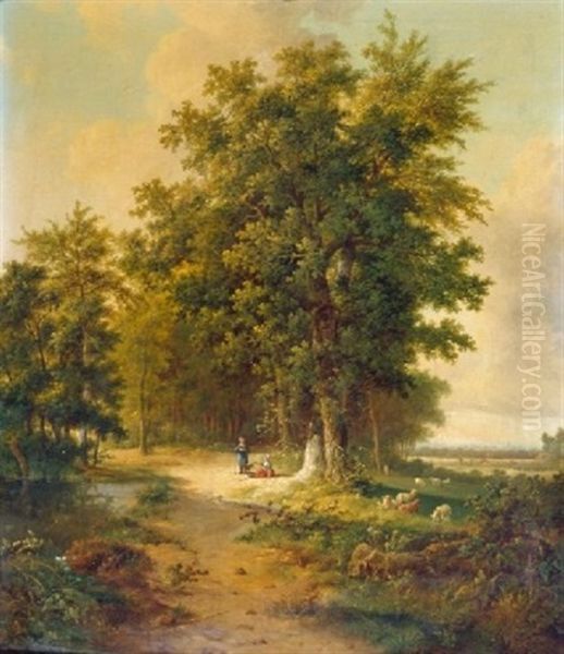 Landscape With Peasants - view 1