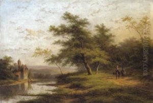 Landschaft Mit Figurlicher Staffage