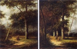 Travellers Resting by Jan Evert Morel the Younger