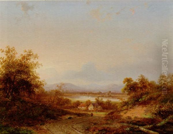 An Extensive Landscape At Dusk - view 1
