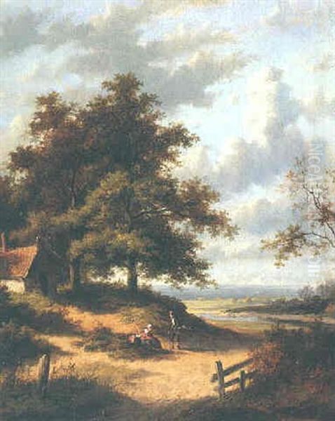 Travellers On A Path - view 1