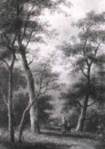 Verschneiter Winterwald