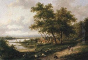 Hollandische Flusslandschaft