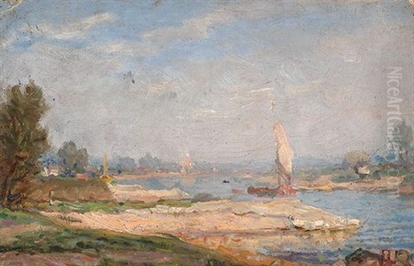 The Rhine Near Oosterbeek - view 1