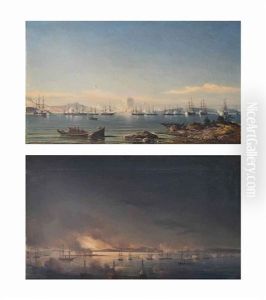 The Bombardment Of The Fortress At Bomarsund, 5th -15th August 1854 (both Illustrated)