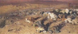 La Preghiera Di Maometto Prima Della Battaglia