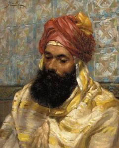 Portrait Of A Man With A Turban