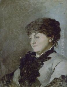 Ritratto Di Signora by Domenico Morelli