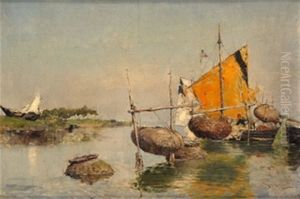 Paisaje Veneciano by Jose Moreno Carbonero