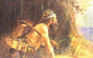 Guerrero Almogavar by Jose Moreno Carbonero