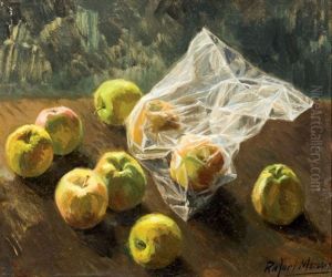 Bodegon Con Manzanas by Rafael Moreno