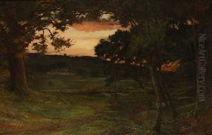 Paisaje Al Atardecer by Jaime Morera y Galicia