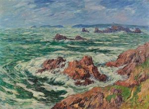 Pointe Rocheuse, Finistere by Henry Moret