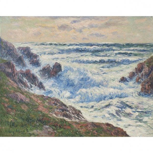 Mer Houleuse, Cote De Bretagne - view 1