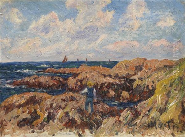 Cote Bretonne, Pecheur - view 1