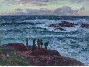 Paysans De Clohars by Henry Moret