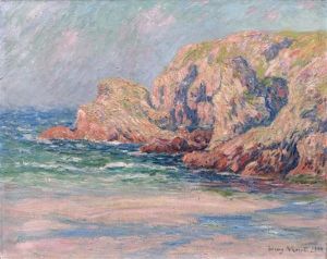 Belle Ile En Mer, Rochers Le Port Donnant by Henry Moret