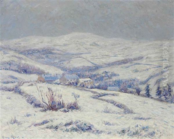 Les Monts D'arree Sous La Neige - view 1
