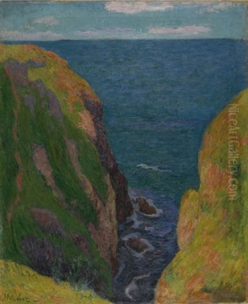 Meeresbucht In Der Bretagne (trou De L'enfer A Groix) - view 1