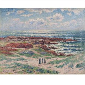 Les Dunes De Tregune, Finistere by Henry Moret