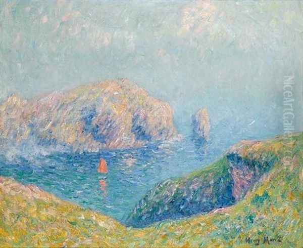 Vue De La Baie Avec Voilier - view 1