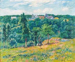 Le Printemps A Clohars by Henry Moret