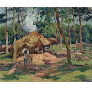 Le Sabotier, Finistere by Henry Moret