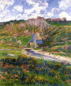 Bretonnes Au Bord De La Riviere by Henry Moret