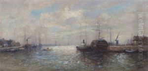 Le Port by Henry Moret