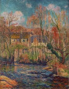 Le Printemps A Pont Aven by Henry Moret
