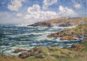 Le Semaphore, Cote De Bretagne by Henry Moret
