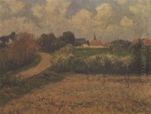 Paysage Au Clocher, Bois Morand, Loiret by Henry Moret