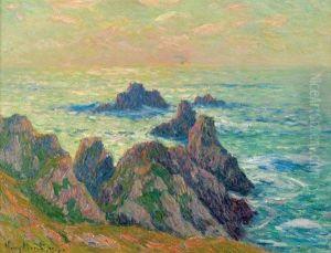 Rochers En Bretagne by Henry Moret