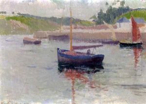 Brittany Harbour by Henry Moret