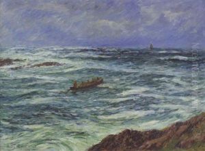 "le Pilote", Cote De Bretagne by Henry Moret