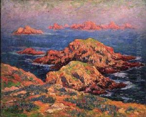 Les Rochers Rouges A Ouessant by Henry Moret