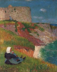 Vue De Port Louis by Henry Moret