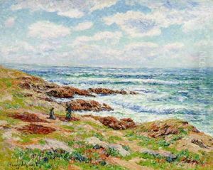 Pointe De Beg-merg, Finistere by Henry Moret
