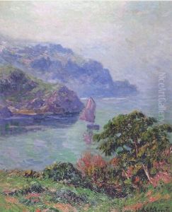 Grand Calme En Bretagne - Barque Sous Voile by Henry Moret