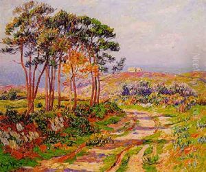Landes De Beuzec, Baie De Douarnenez by Henry Moret