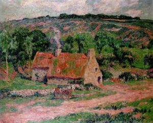 Chaumiere Pres De Clohars-carmoet by Henry Moret