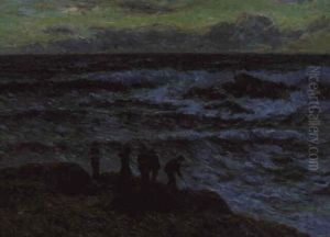 Paysans De Clohars by Henry Moret