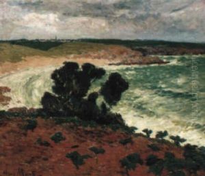 La Dune Rouge Aux Environs Du Pouldu