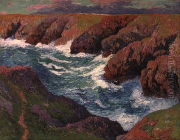 Les Falaises Roses, La Cote De L'enfer, Finistere - view 1