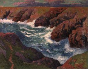 Les Falaises Roses, La Cote De L'enfer, Finistere