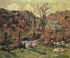 Vallee De Saint-oirnau, Le Pecheur by Henry Moret