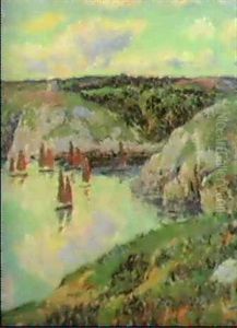 Voiliers, Cote Bretonne by Henry Moret