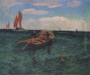 La Mer Bretagne by Henry Moret