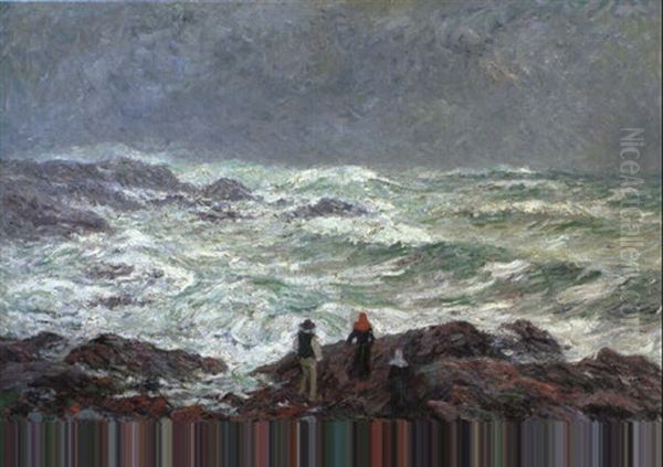 Gros Temps A Raguenez, Pres De Pont Aven - view 1